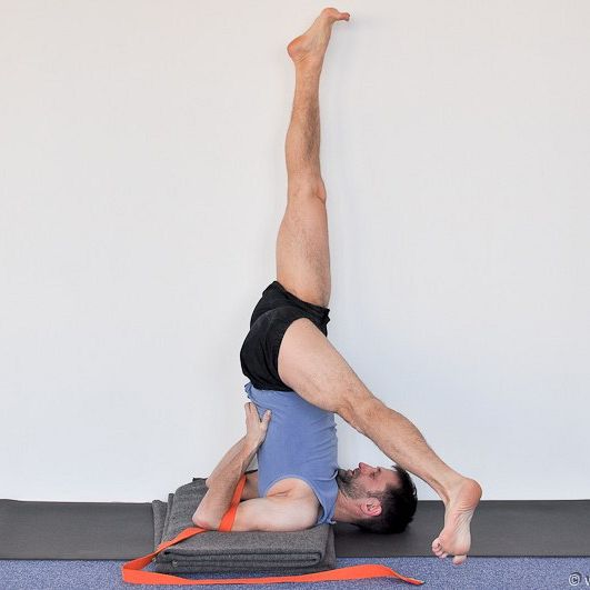 PARŚVAIKAPADA SARVANGASANA